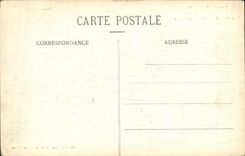 VINTAGE POSTCARD Militaria D Embermenil in Ruins L Church Surroundings of Luneville