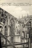 VINTAGE POSTCARD Militaria Ypres the Cathedral Rules of Vandenpeereboom