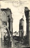 VINTAGE POSTCARD Militaria Ypres the Great War Among the Ruins of the Markets