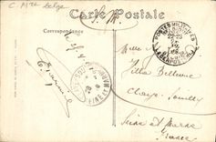La POSTAL Militaria de la VENDIMIA pone D Ypres durante y despues del bombardeo