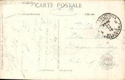 VINTAGE POSTCARD Militaria Nieuport L destroyed Church