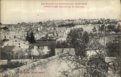 VINTAGE POSTCARD Militaria the War in Lorraine Gerbeviller Bombards by the Germans