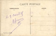 VINTAGE POSTCARD Militaria the War in Lorraine in the Farm of Leomont close Vitrimont bombardee by German