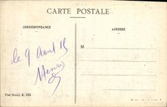 VINTAGE POSTCARD Militaria the War in Lorraine Gerbeviller Sets fire to by the Germans