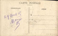 VINTAGE POSTCARD Militaria the Battle of Rozelieures Seen Interior of the Village