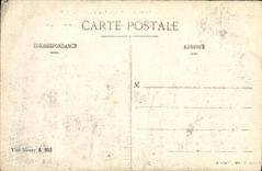 VINTAGE POSTCARD Militaria the War in Lorraine in Luneville the Plate of Frescati a slime pit demolished by the French shells