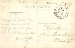 VINTAGE POSTCARD Militaria the War in Lorraine in Luneville Aspect of the Bridge of Viller After the Germans L had made jump