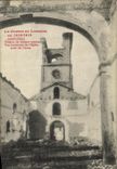 VINTAGE POSTCARD Militaria the War in Lorraine Doncieres Theater of violent one combat Interior of L church taken of the chorus