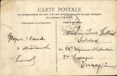 CPA Militaria Scene de Caserne Depart pour la Corvee de Quartier