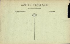 VINTAGE POSTCARD Militaria Ruines of Montdidier Place Parmentier the statue was emportee by German