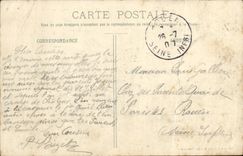 CPA Militaria Au Camp de Chalons Sousla tente