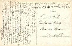 VINTAGE POSTCARD Militaria Gerbeviller L interior of the vault of the castle after the bombardment