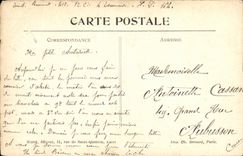 VINTAGE POSTCARD Militaria Lihons Ruins of L Church