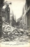 VINTAGE POSTCARD Militaria European War the Crime of Rheims Campaign Bombardment Street of the Crane