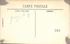 VINTAGE POSTCARD Militaria Beauzeee L church after the bombardment of L church