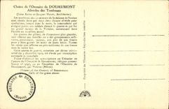 VINTAGE POSTCARD Militaria Cloister of L Ossuary of Douaumont