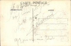 VINTAGE POSTCARD Militaria Haraucourt L Interior of L Church