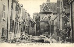 CPA Militaria Guerre Soissons kultur Allemande