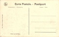 VINTAGE POSTCARD Militaria Ruins D Ypres Ruins of the belfry