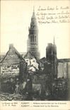 CPA Militaria Albert Maisons Bombardees par les Allemands