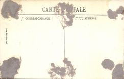 VINTAGE POSTCARD Militaria main street of Sermaize les Bains