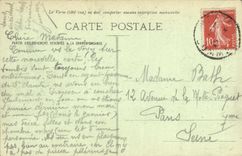 VINTAGE POSTCARD Militaria Proyart the French military Cemetery