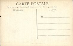 VINTAGE POSTCARD Militaria Zouaves ahead Station