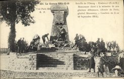 VINTAGE POSTCARD Militaria the War Battles of L Ourcq Etrepilly