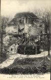 VINTAGE POSTCARD Militaria Bombardment of Rheims by the Germans House and garden Street of the Republic