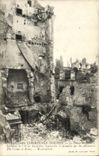 VINTAGE POSTCARD Militaria Guerre European the Crime of Rheims Interieur of L machines Margotin