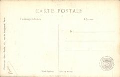 VINTAGE POSTCARD Militaria Nieuport Train station has Resiste the Bombardment partly