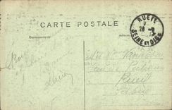 CPA Soissons Rue du Commerce Militaria