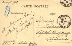 VINTAGE POSTCARD Haraucourt Feudal Castle Militaria
