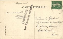 VINTAGE POSTCARD Vassincourt Militaria Tombs