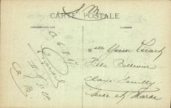 VINTAGE POSTCARD Loo L Church and the Large Militaria De luxe hotel