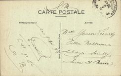 VINTAGE POSTCARD Interior Loo of L Church after the Militaria bombardment