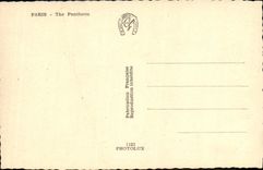 VINTAGE POSTCARD Paris the Pantheon and Eglise St Etienne of the Mount