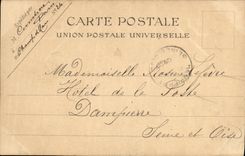 VINTAGE POSTCARD Paris the Park Heap the Rotunda