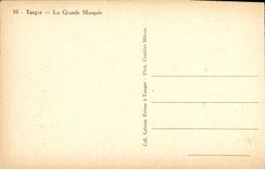 CPA Tanger La Grande Mosquee
