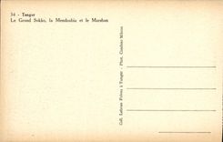 CPA Tanger La Grand Sokko la Mendoubia et le Marshan
