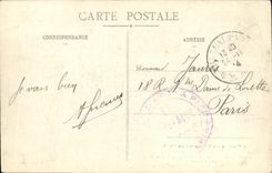 VINTAGE POSTCARD Vermanenil the castle face has Larnath Militaria