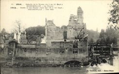 VINTAGE POSTCARD Militaria Battles of the Mogneville Marne the mill