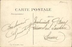 VINTAGE POSTCARD Militaria Battles of the Marne Sermaize les Bains Ruines