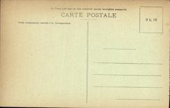 VINTAGE POSTCARD Militaria Rheims in the Ruins the cathedral