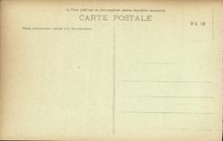 VINTAGE POSTCARD Militaria Rheims in the Ruins after the retirement of German Bartholdi Fountain and place of the Republic