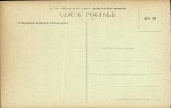 VINTAGE POSTCARD Militaria Rheims in the Ruins after the retirement of German Street of Vesle