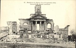 VINTAGE POSTCARD Militaria Battles of the Marne Sommeille Maison common