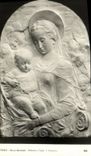 VINTAGE POSTCARD Militaria Firenze Museum Nazionale Madonna E filgio