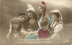 VINTAGE POSTCARD Militaria L Germany will have Verse Many Femmes tears