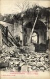 VINTAGE POSTCARD Militaria the War in Lorraine Rechicourt Small Interior of L church